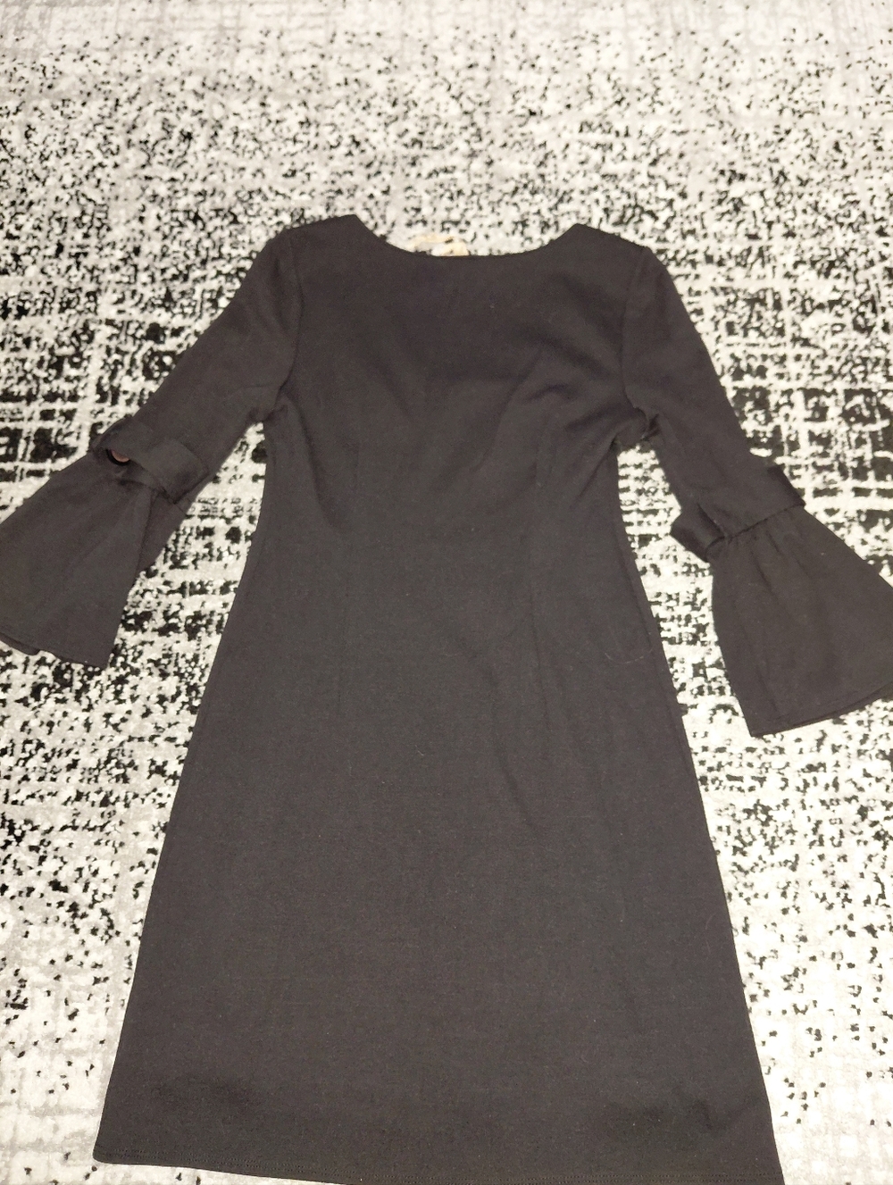 Bailey 44 Bell Sleeve "Revolver" Crepe Sheath Dress | NWOT | Black | Size Medium - Picture 10 of 13